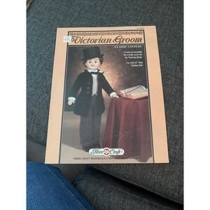Victorian Groom Doll Crochet Leaflet Outfit Fibre Craft